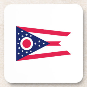 Ohio State Flag Design Coaster