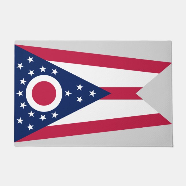 Ohio State Flag Doormat (Front)