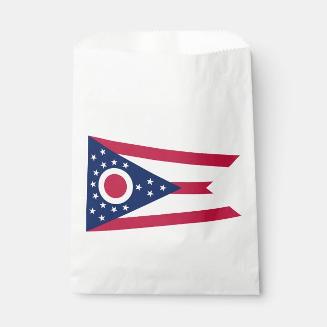 Ohio State Flag Favour Bags (Front)