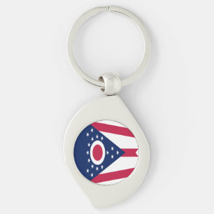 Ohio State Flag Key Ring