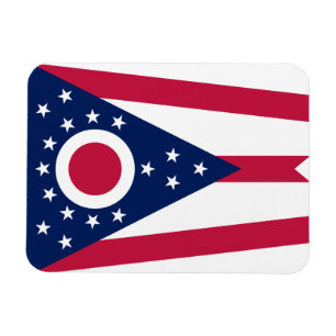 Ohio State Flag Magnet