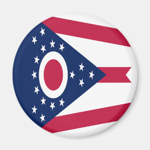 Ohio State Flag Magnet