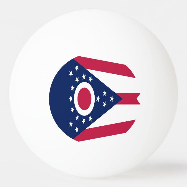 Ohio State Flag Ping Pong Ball (Front)