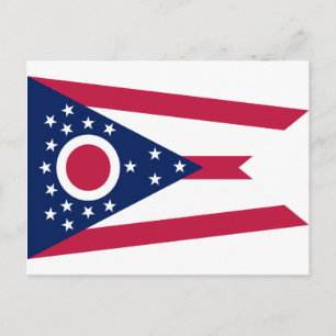 Ohio State Flag Postcard