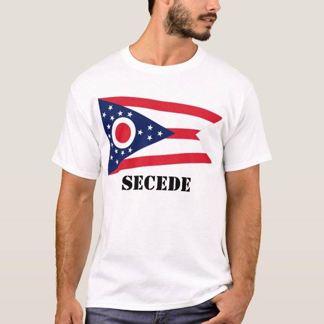 Ohio state flag, SECEDE, SECEDE T-Shirt (Front)