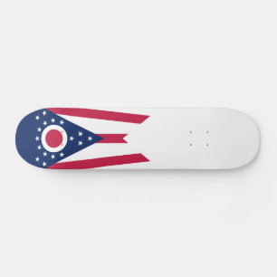 Ohio State Flag Skateboard