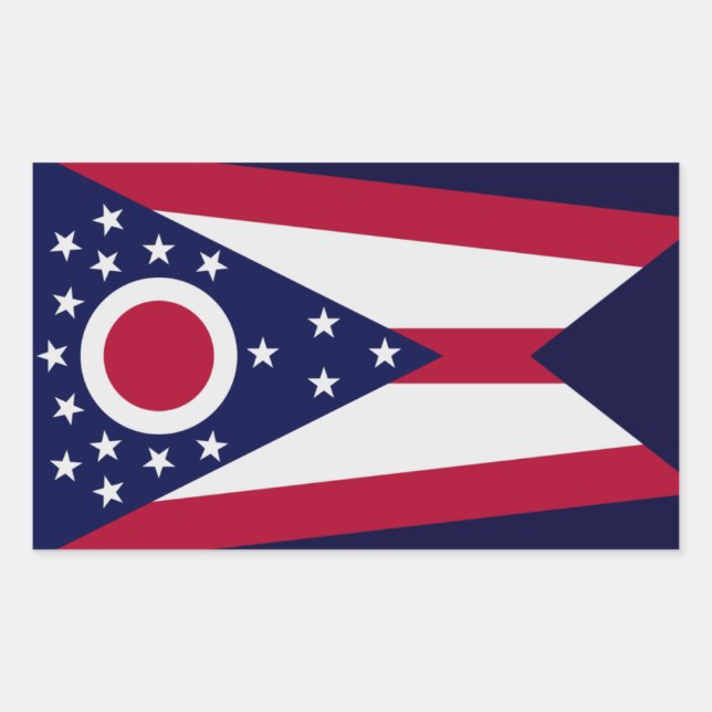Ohio State Flag Sticker (Front)