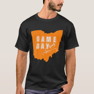 Ohio State Game Day Vibes Retro Vintage Football T-Shirt