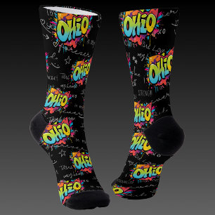 Ohio state of buckeyes usa Socks