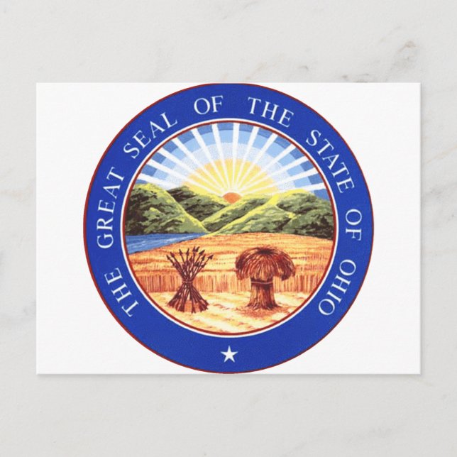Ohio State Seal Postcard (Front)