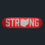 Ohio State Strong Buckeyes Skateboard<br><div class="desc">Ohio State Strong Skateboard - Ohio has always been known for its midwestern values, humility and competitiveness. This is why we made Ohio Strong. It reminds us where we come from no matter where we are in the world. Show your home state pride with Ohio Strong. Home is where the...</div>