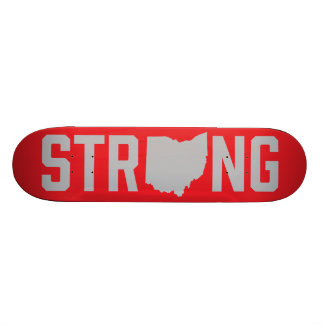 Ohio State Strong Buckeyes Skateboard