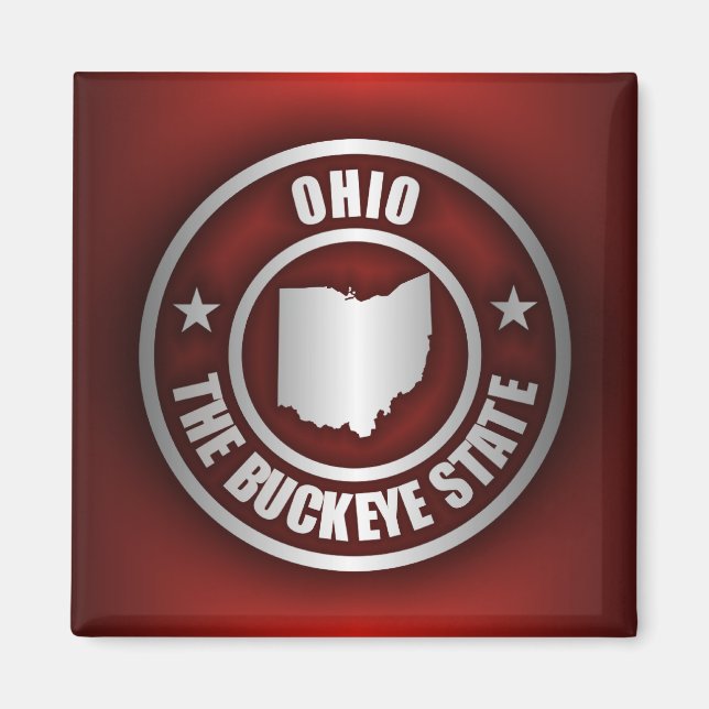 Ohio Steel (Red) Magnet (Front)