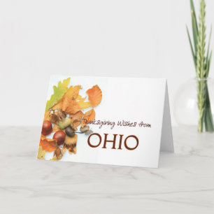 Ohio Thanksgiving Card