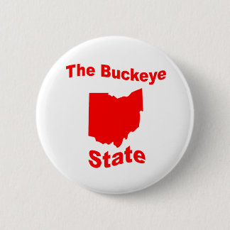 Ohio: The Buckeye State 6 Cm Round Badge