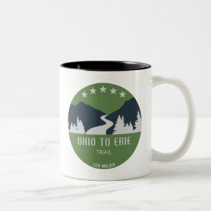 Ohio To Erie Trail Two-Tone Coffee Mug