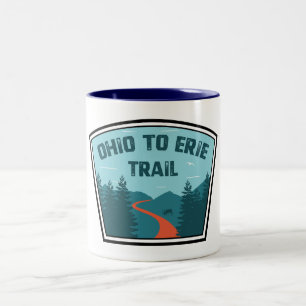 Ohio To Erie Trail Two-Tone Coffee Mug