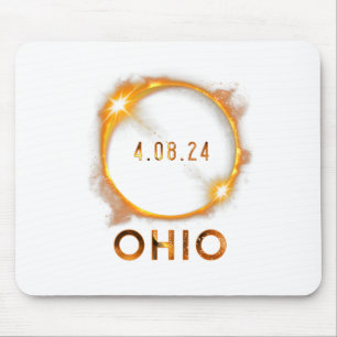 Ohio Total Solar Eclipse April 8 2024 Ohio Solar E Mouse Mat