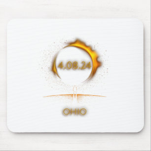 Ohio Total Solar Eclipse April 8 2024 Totality Ecl Mouse Mat
