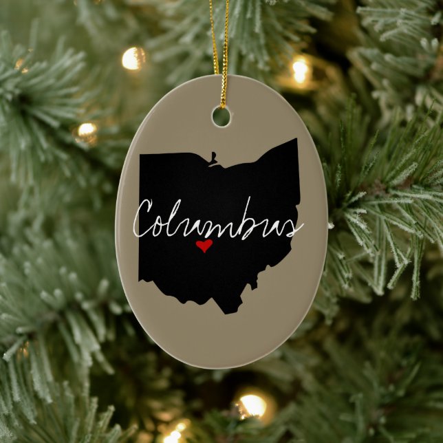 Ohio Town Ceramic Tree Decoration (Tree)