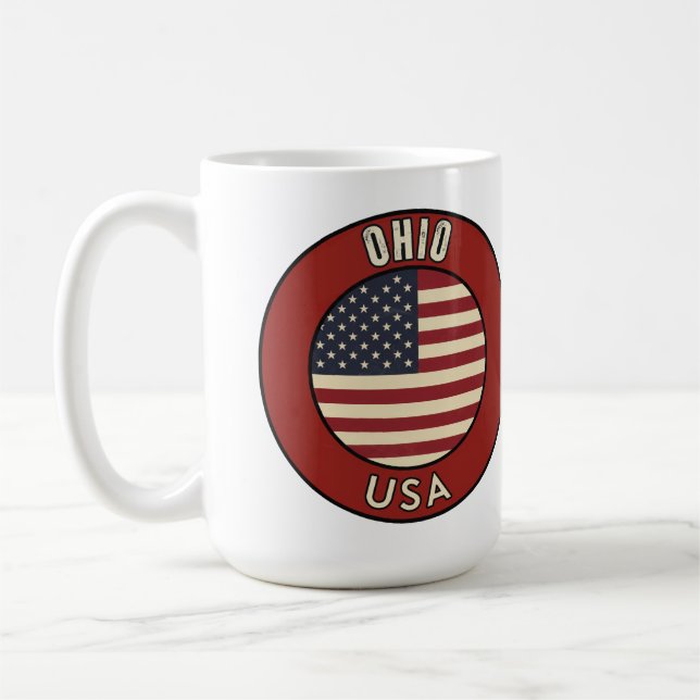 Ohio United States of America Coffee Mug (Left)