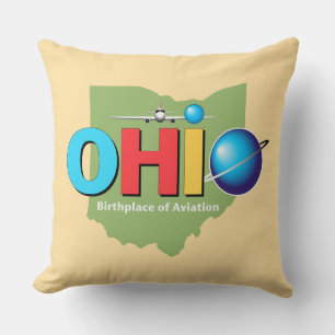 Ohio United States of America Cushion