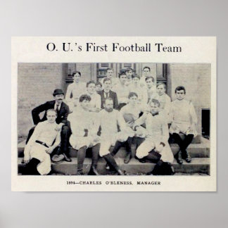 Ohio University- First Football Team 1894 Poster