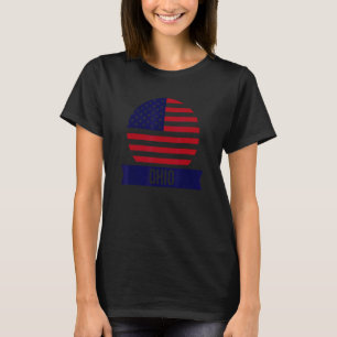 Ohio USA American place name US flag 1 T-Shirt