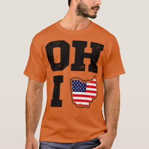 Ohio USA State Of Flag T-Shirt