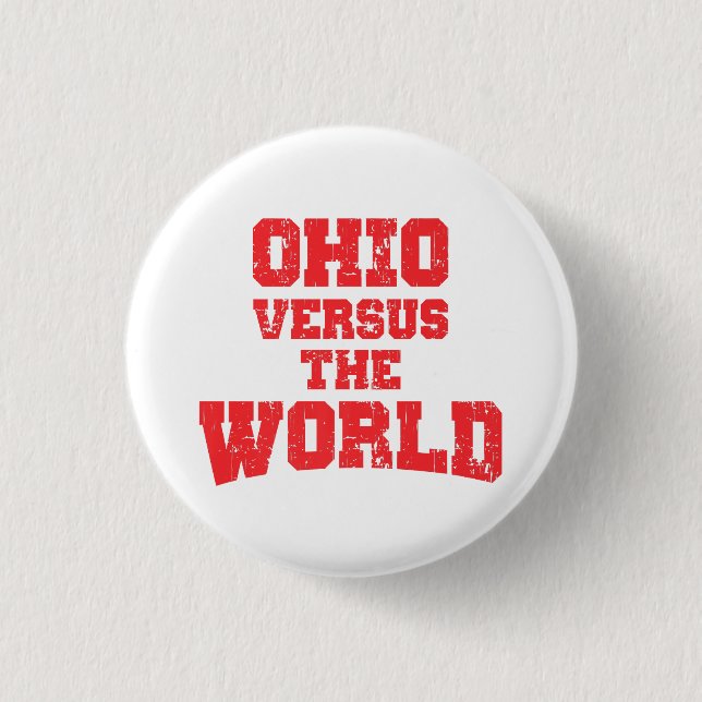 OHIO VERSUS THE WORLD 3 CM ROUND BADGE (Front)