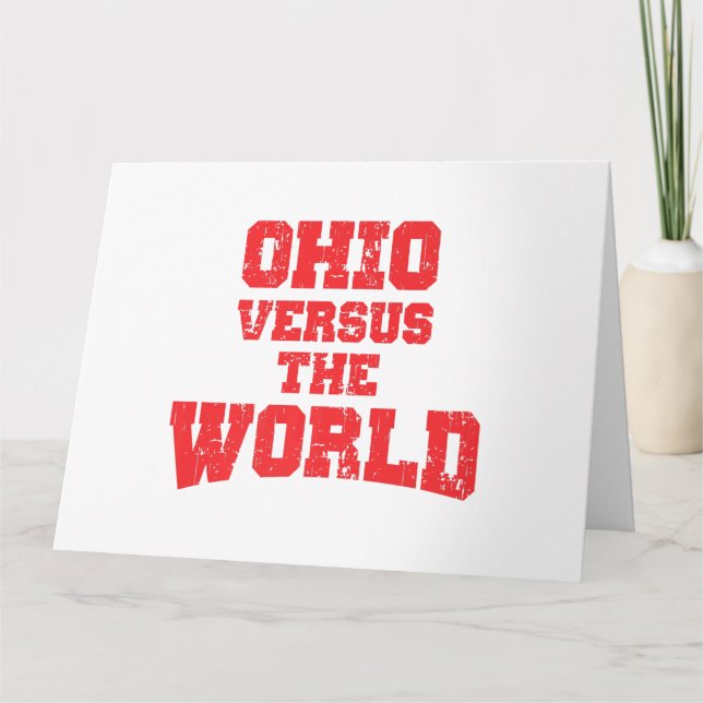 OHIO VERSUS THE WORLD CARD (Front)