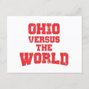 OHIO VERSUS THE WORLD HOLIDAY POSTCARD