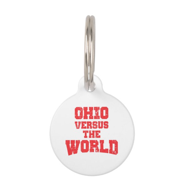 OHIO VERSUS THE WORLD PET TAG (Front)