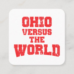 OHIO VERSUS THE WORLD SQUARE BUSINESS CARD