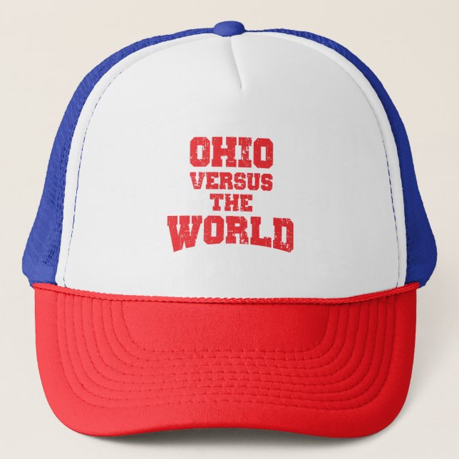 OHIO VERSUS THE WORLD TRUCKER HAT (Front)