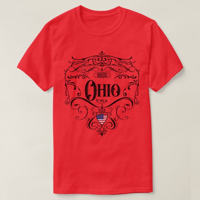 Ohio Vintage design T-Shirt (Design Front)