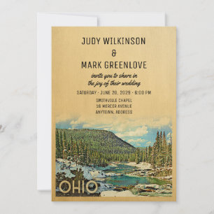 Ohio Wedding Invitation Vintage Nature