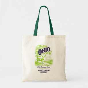 Ohio Wedding Welcome Bag, State Love Tote Bag