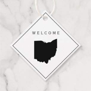Ohio Welcome Bag Gift Tag Wedding Weekend