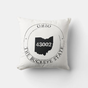 Ohio Zip Code Pillow