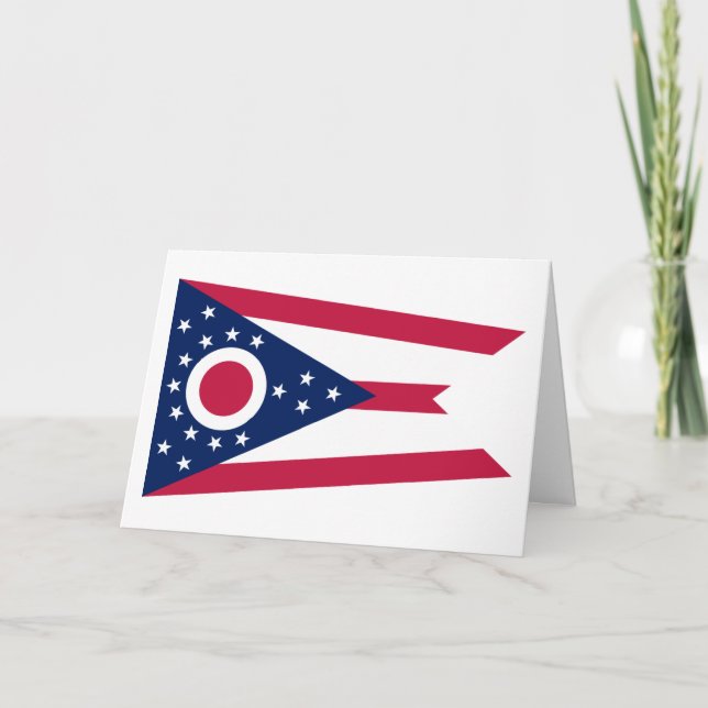 Ohioan Flag, Flag of Ohio Card (Front)