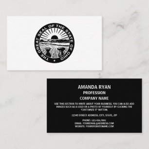 Ohioan Seal, Seal of Ohio Business Card