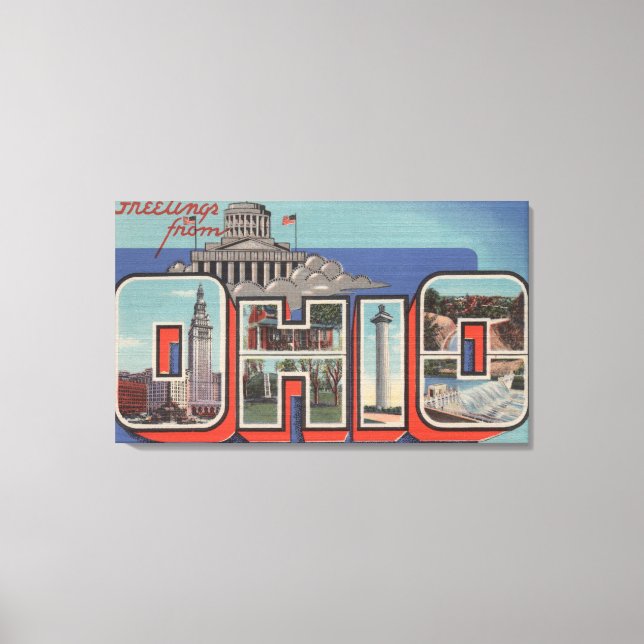 OhioLarge Letter ScenesOhio Canvas Print (Front)