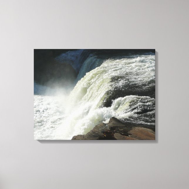 Ohiopyle Falls in Pennsylvania Canvas Print (Front)