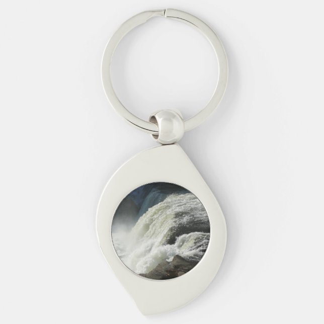 Ohiopyle Falls in Pennsylvania Key Ring (Front)