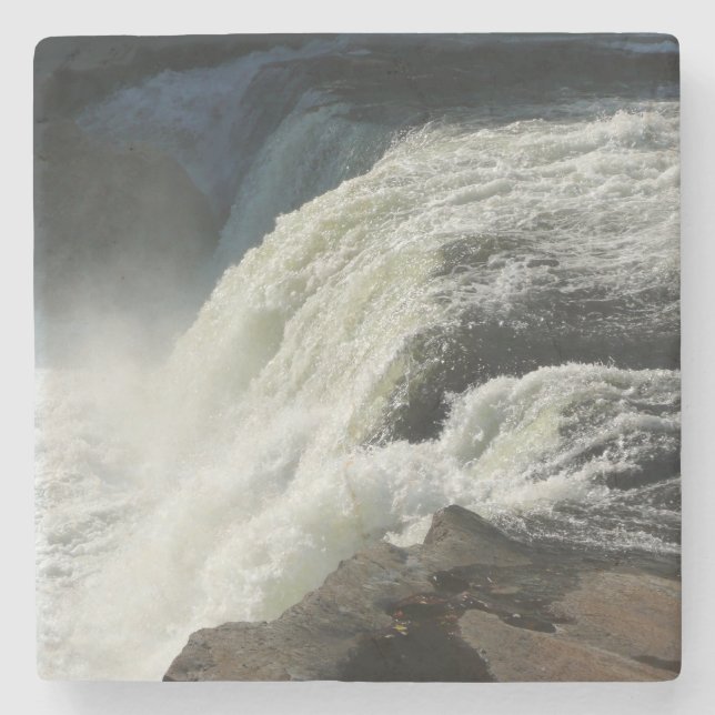 Ohiopyle Falls in Pennsylvania Stone Coaster (Front)