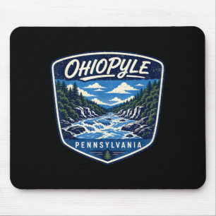 Ohiopyle pennsylvania river nature outdoor hiking mouse mat