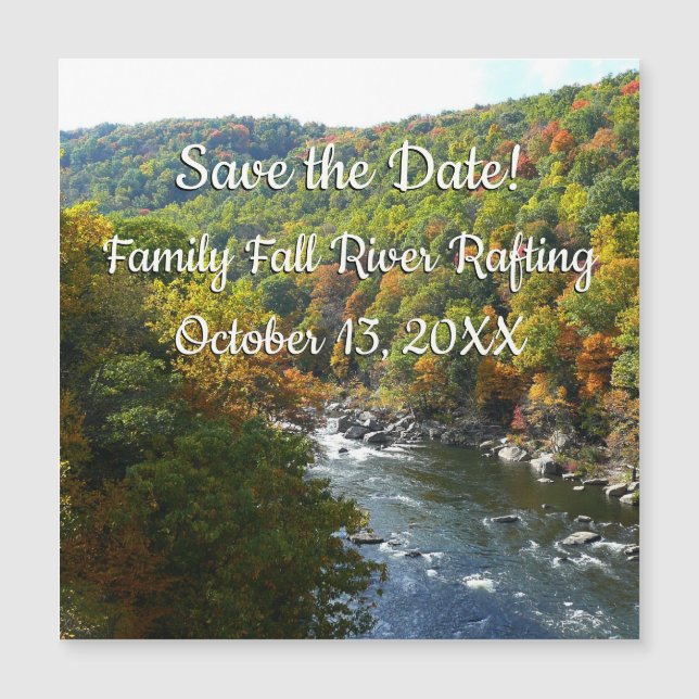 Ohiopyle River in Fall II Pennsylvania Autumn (Front)