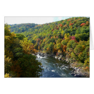 Ohiopyle River in Fall II Pennsylvania Autumn