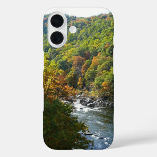 Ohiopyle River in Fall II Pennsylvania Autumn iPhone 16 Case